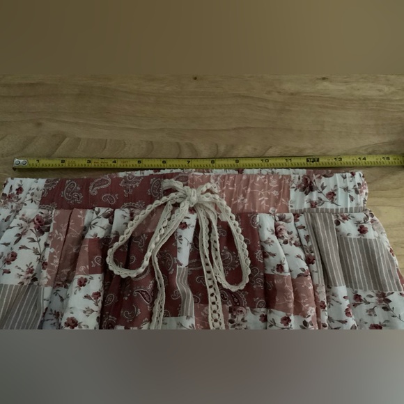 POL Pink and White Patchwork Pants - Picture 7 of 8